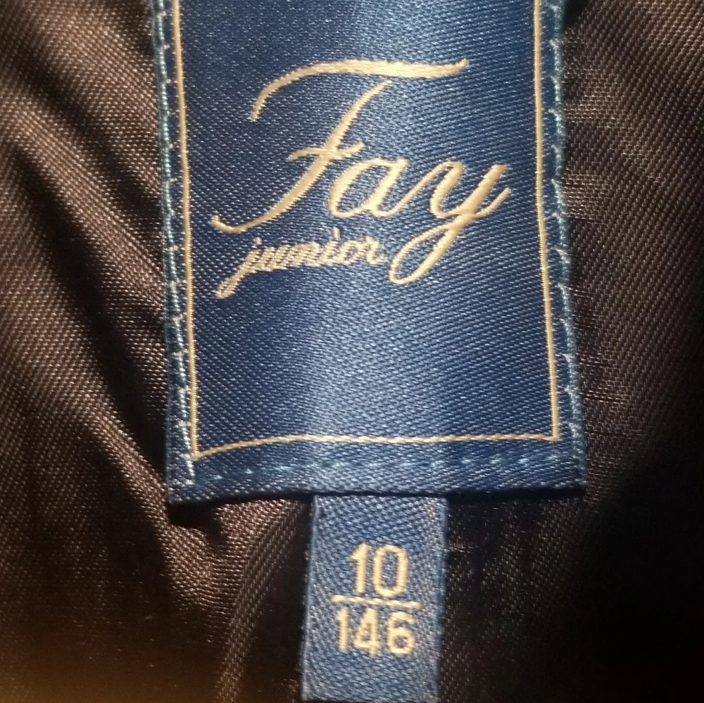 Fay Junior wool coat size 10 - Picture 2 of 5
